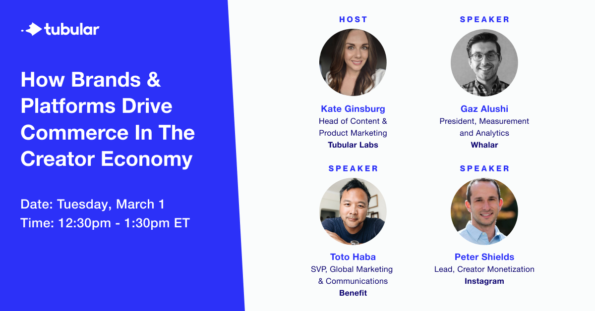 On-Demand Webinar: How Brands & Platforms Drive Commerce in the Creator Economy